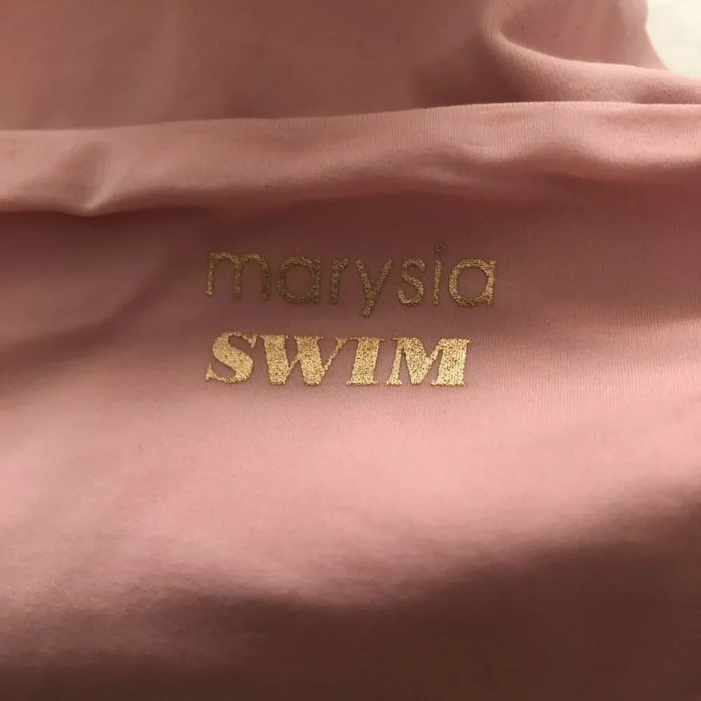 Marysia Swim Venice Bikini Bottom Light Pink NWT Size Small Summer Vacation
